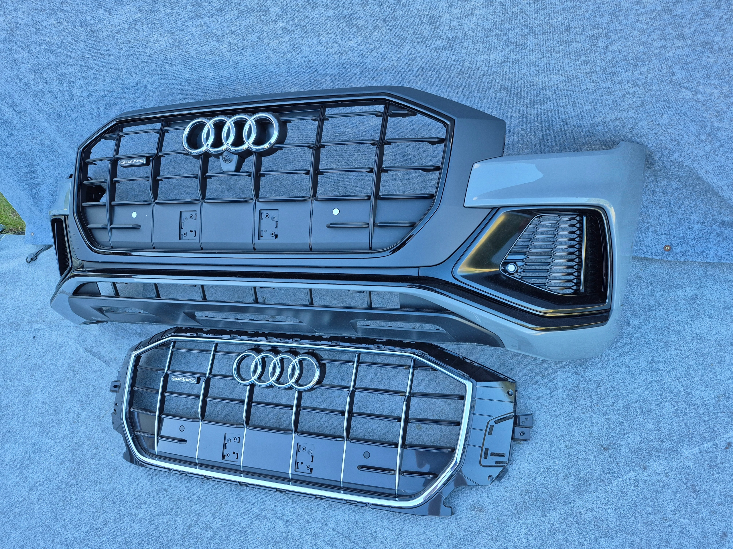 AUDI Q8 S-LINE ZDERZAK PRZÓD 4M8 6x PDC INSTALACJA Producent części Audi OE