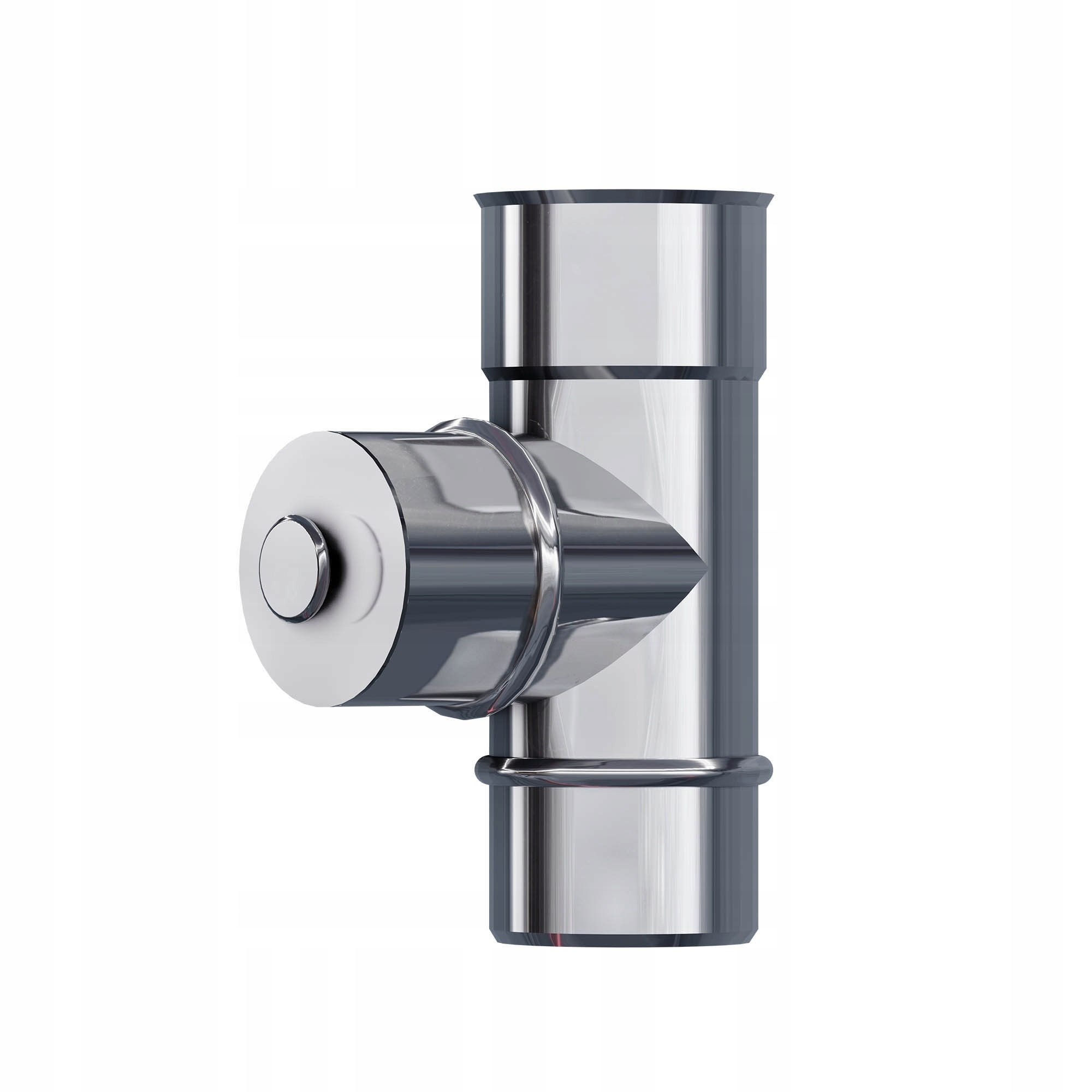 Kzs Trojúhelníková čistička s deklem fi 160 mm gr 0,8 mm komínová vložka kamna