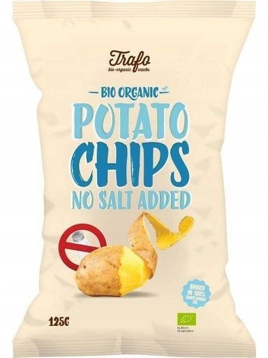 Levně 4x Trafo Bramborové chipsy přírodní bez přidané soli Bio 125 g