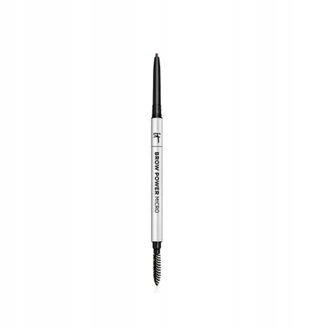 Tužka na obočí It Cosmetics Brow Power Micro Universal Taupe 2 v 1