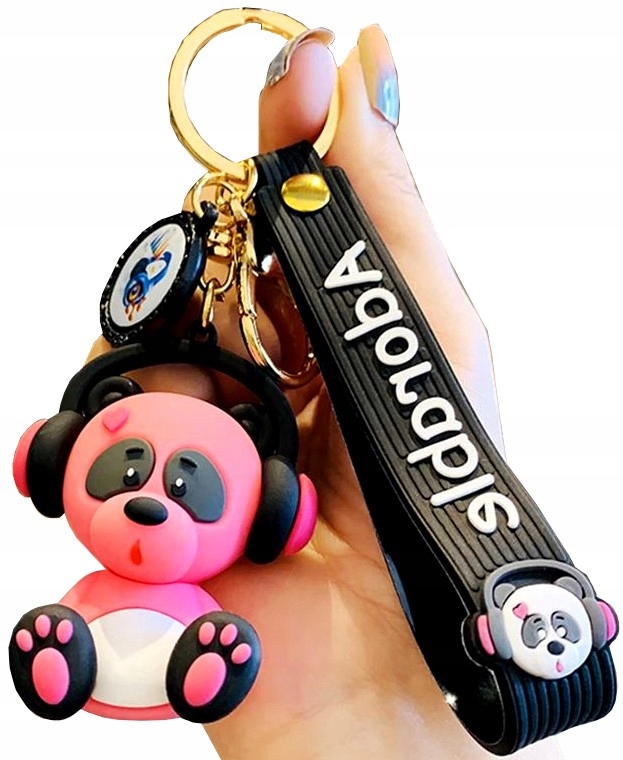 

Brelok Panda do kluczy torebki miś breloczek 3D