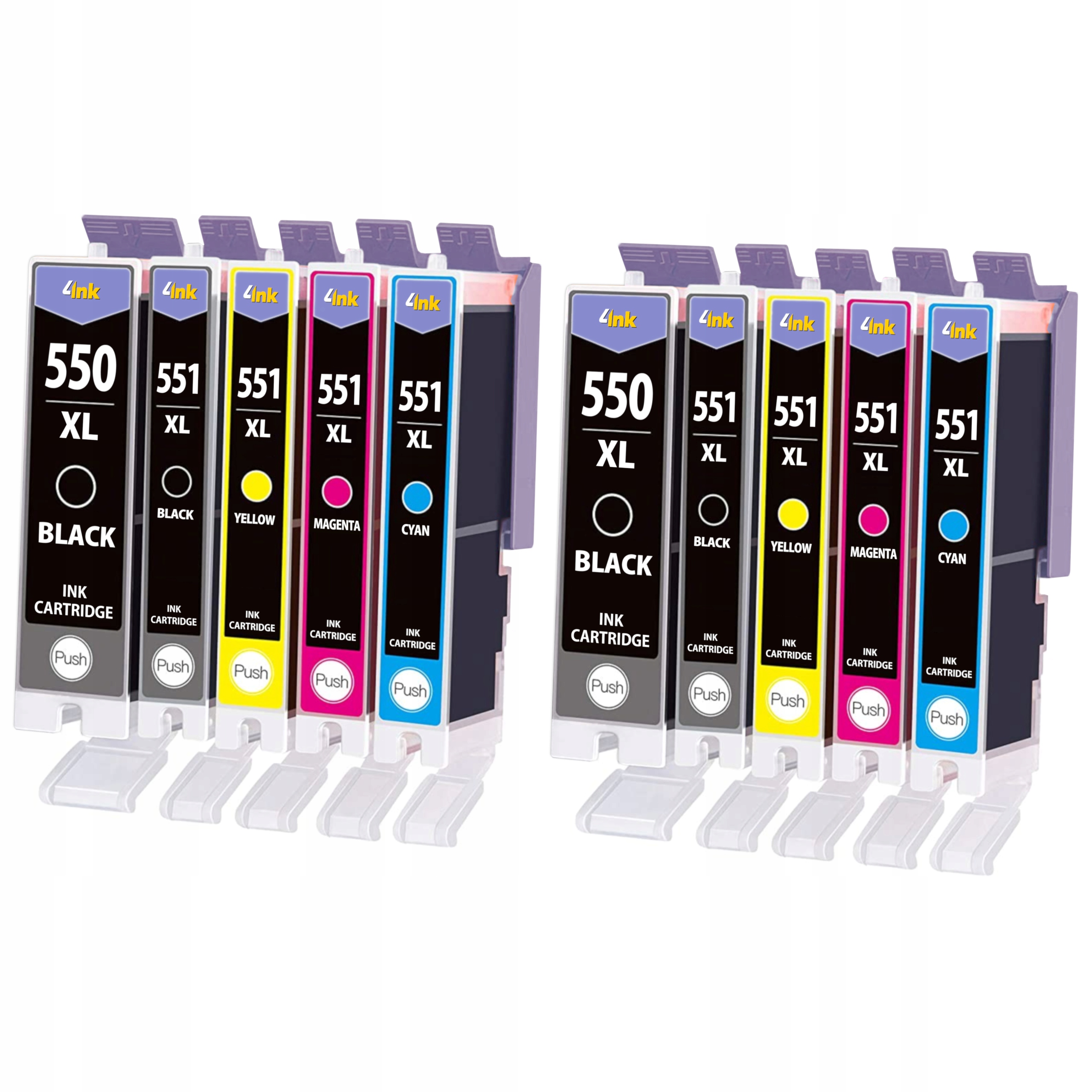 

10x Tusz Do Canon Pixma MG5550 MG5650 IP7250 XXL