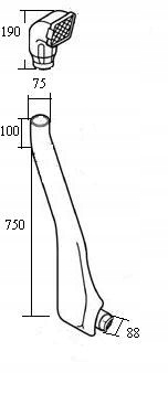 Toyota Land Cruiser HDJ 100 Snorkel Waga produktu z opakowaniem jednostkowym 10 kg