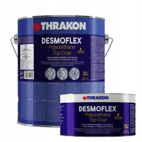 Membrana Poliuretanowa Lakier Hydroizolacja Desmoflex Top Coat Antracyt 5KG