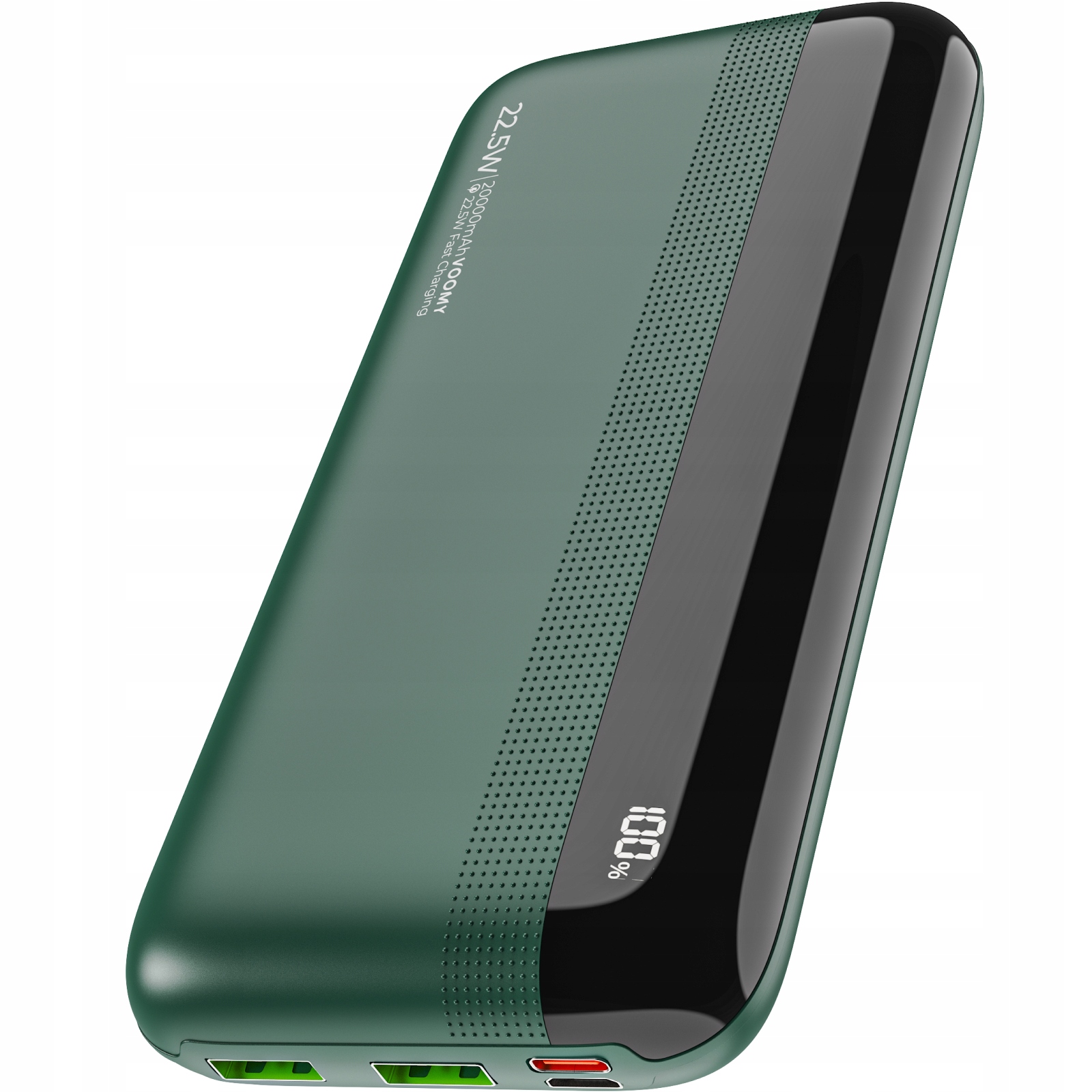 Voomy Charge P20 20000mAh Powerbank 22.5W Usb-c ładowanie Zielony