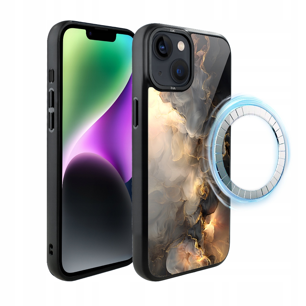 Pouzdro pro iPhone 14 Plus Ibizu DropGuard Matt s MagSafe, Stardust