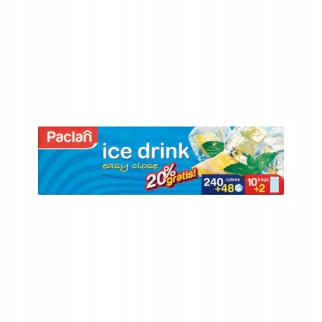 

Woreczki Do Lodu Paclan 10 Szt X 240 Kostki Drink