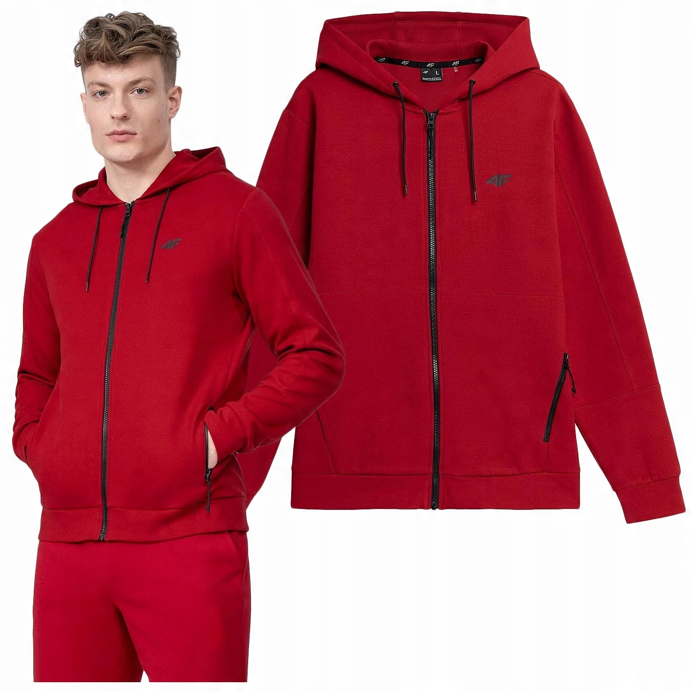 

Bluza z Kapturem męska 4Frozpinana BLM014 XL