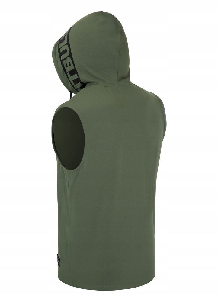 PITBULL MĘSKI BEZRĘKAWNIK TANK TOP Z KAPTUREM HILLTOP 210 OLIWKOWY M Model Spandex Hilltop