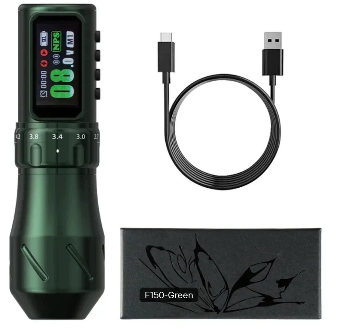 Bezdrátový Na Tetování PROF150 Green Tattoo