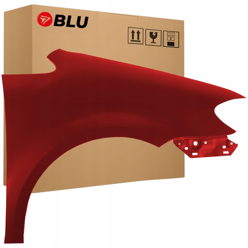 Blu Blatník Vw Touran 1T2 LA3W pravý červený 07-10 přední