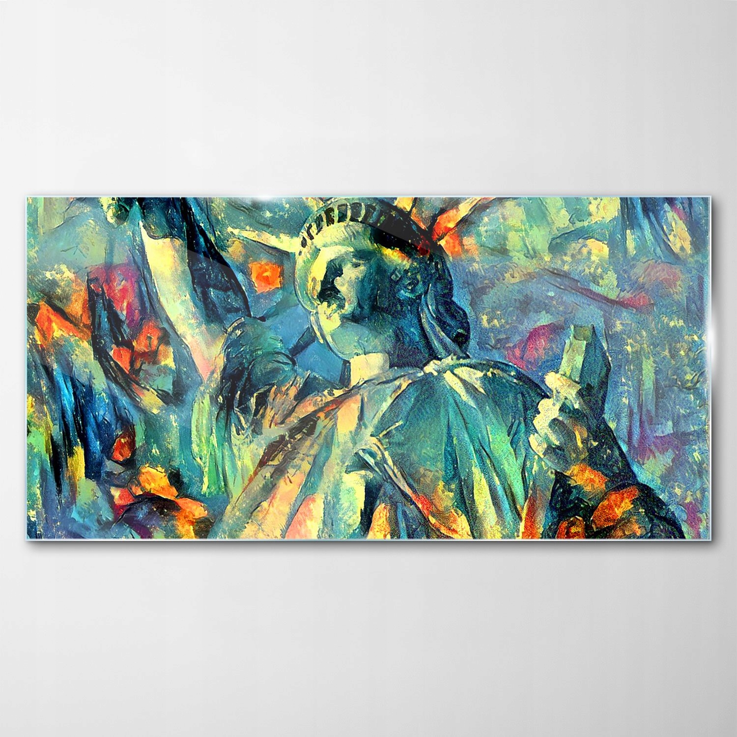 Sklenený obraz Deco New York Socha slobody 140x70