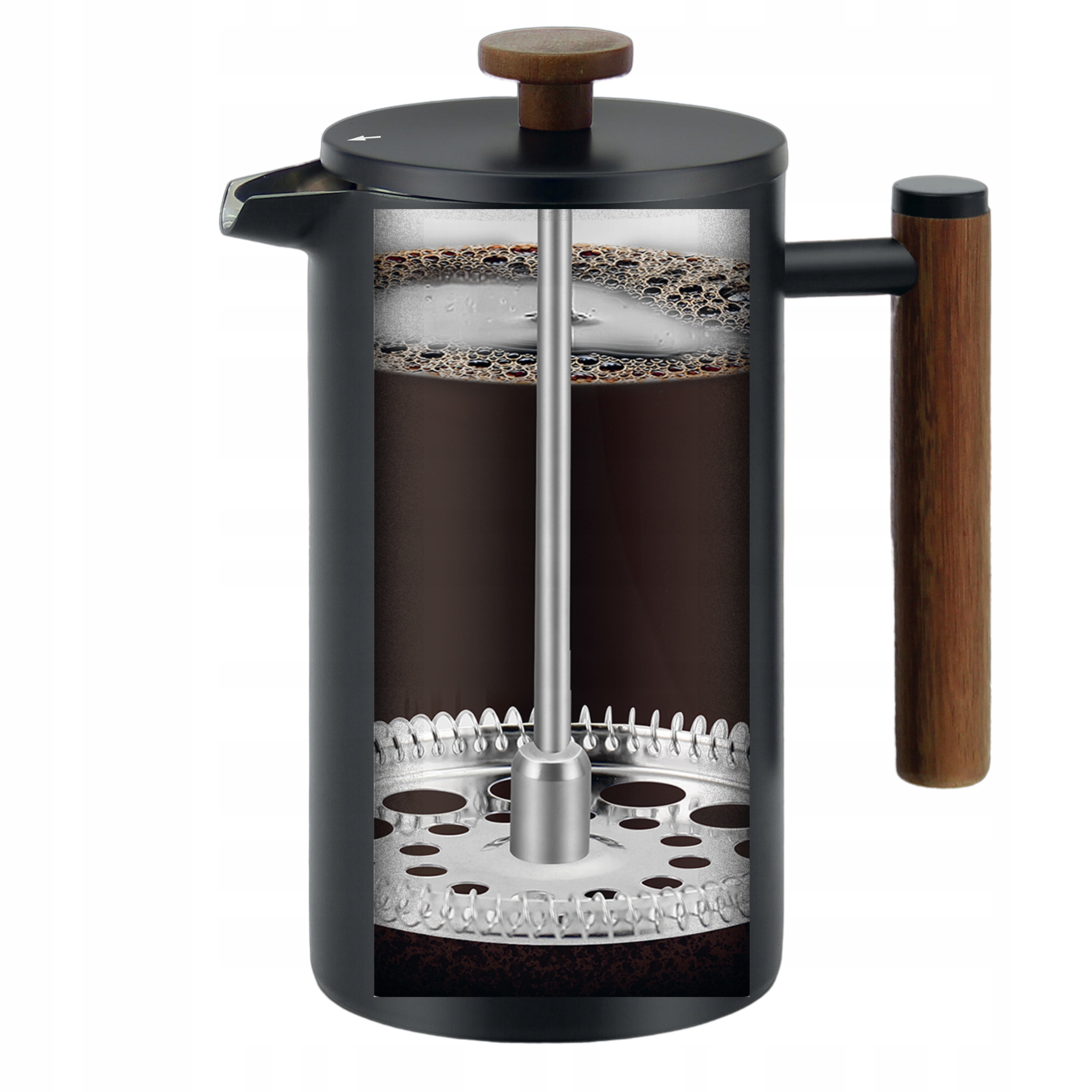 KAWIARKA ZAPARZACZ do KAWY HERBATY 1000 ml FRENCH PRESS ZAPARZACZ TŁOKOWY Kod producenta 5905155014399