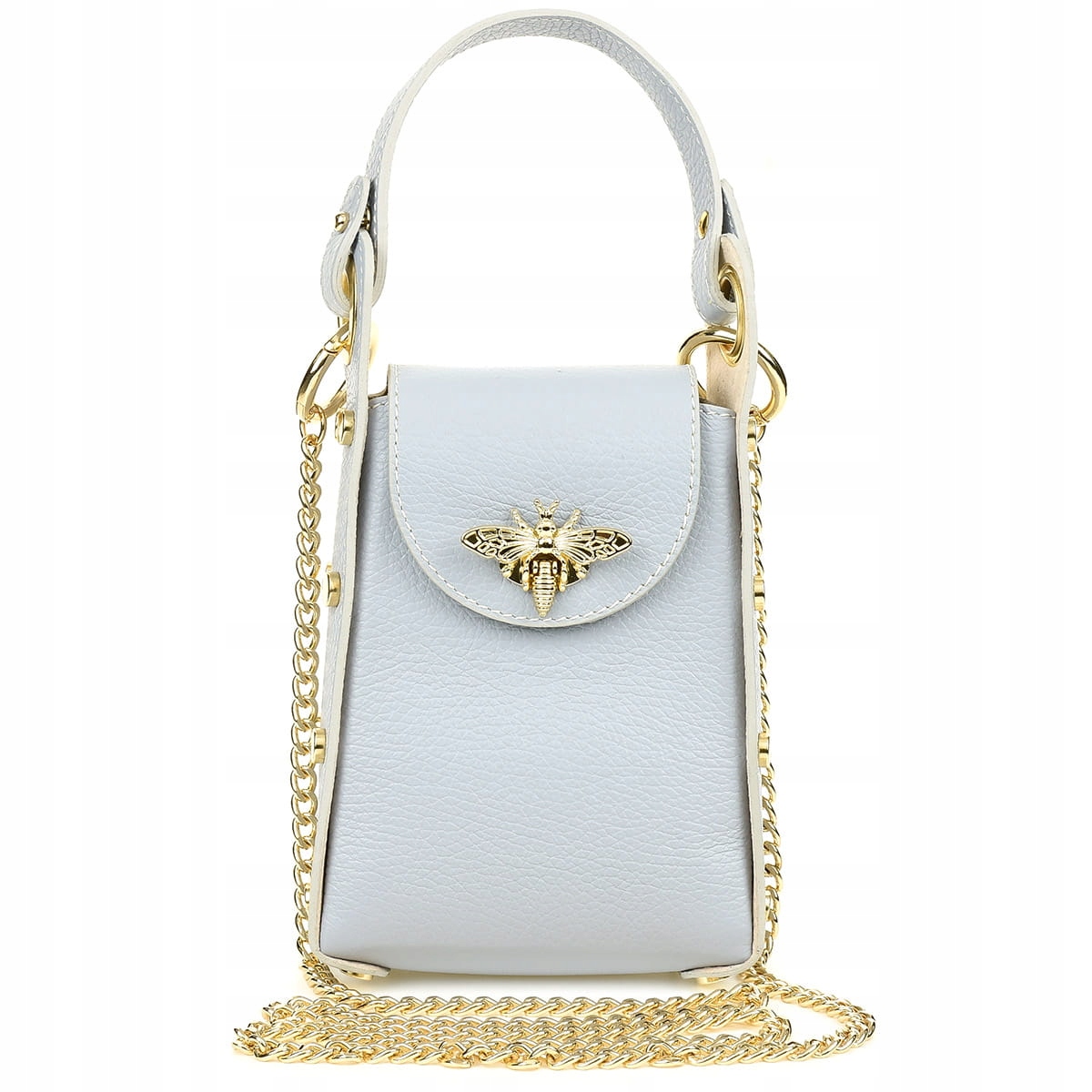 Kožená kabelka Vezze Vespa Poco Modrá