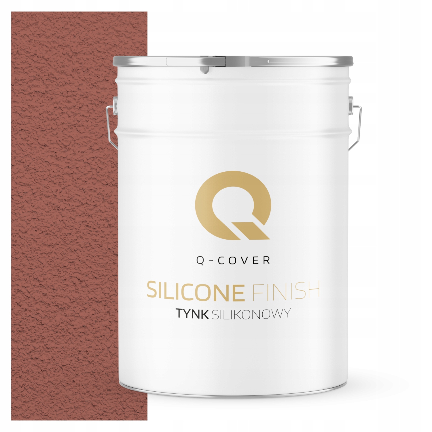 Silikonová Fasádní Omítka Cihlová F324 25KG Cihla Beránek Granulace 1.0m