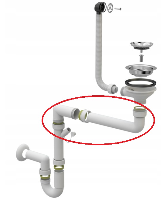 STYFON ZLEWOZMYWAKOWY PRZEDŁUŻENIE PRZYŚCIENNE RUR Marka Royal