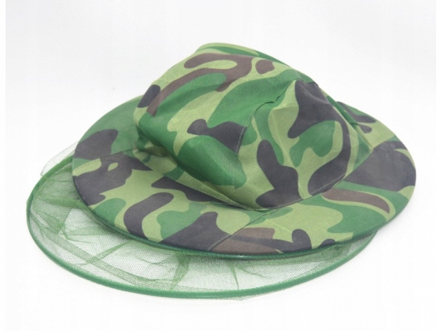 KAPELUSZ WĘDKARSKI Z MOSKITIERĄ NA OWADY Model #1318