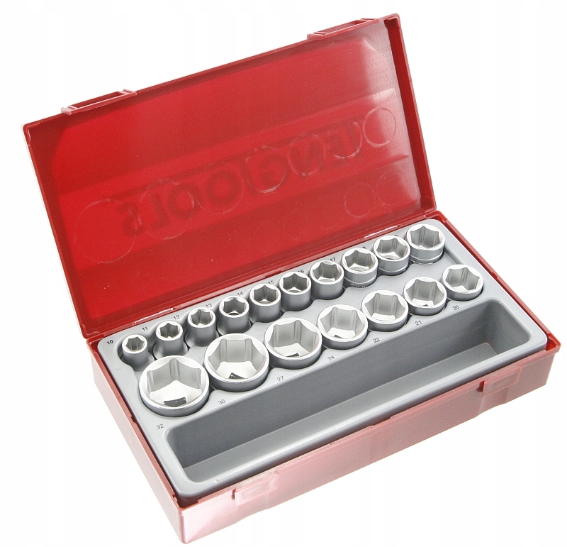 

TengTools Zestaw nasadek 1/2" 17el. TT1217-6