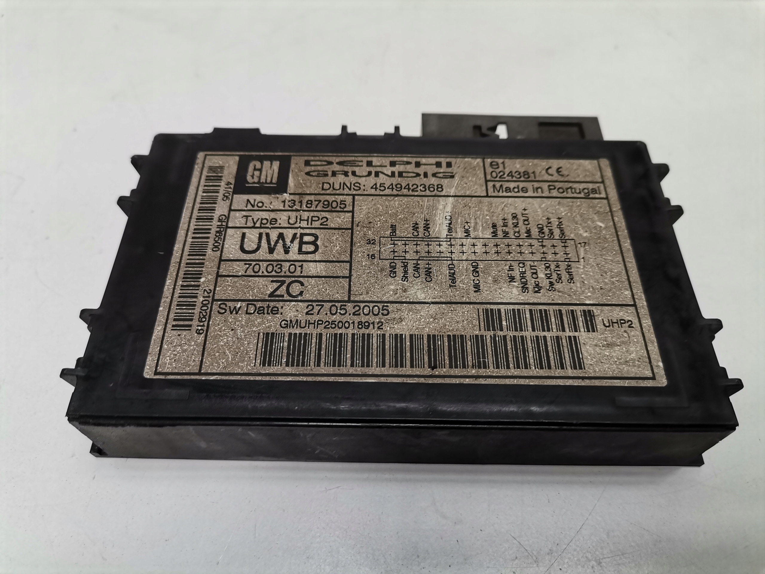 13187905 - Модуль телефону Vectra C, Astra H, Zafira B