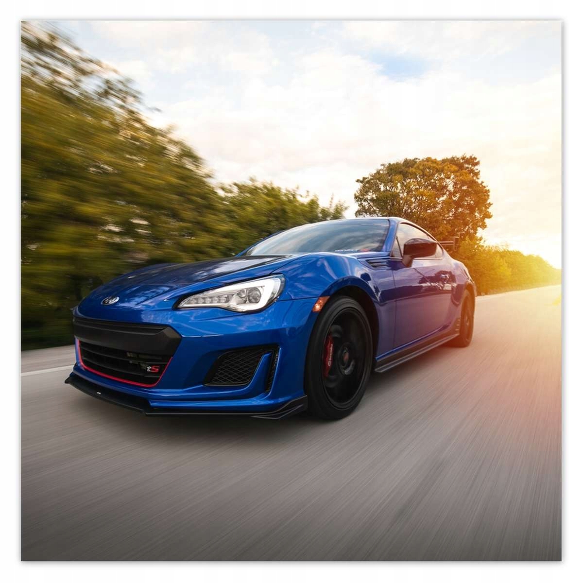 Fototapety 208x208 Automobilový priemysel Modré Auto