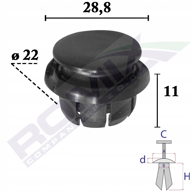 SPINKA LISTEW PROGOWYCH TOYOTA LEXUS x5szt EAN (GTIN) 5907626828320
