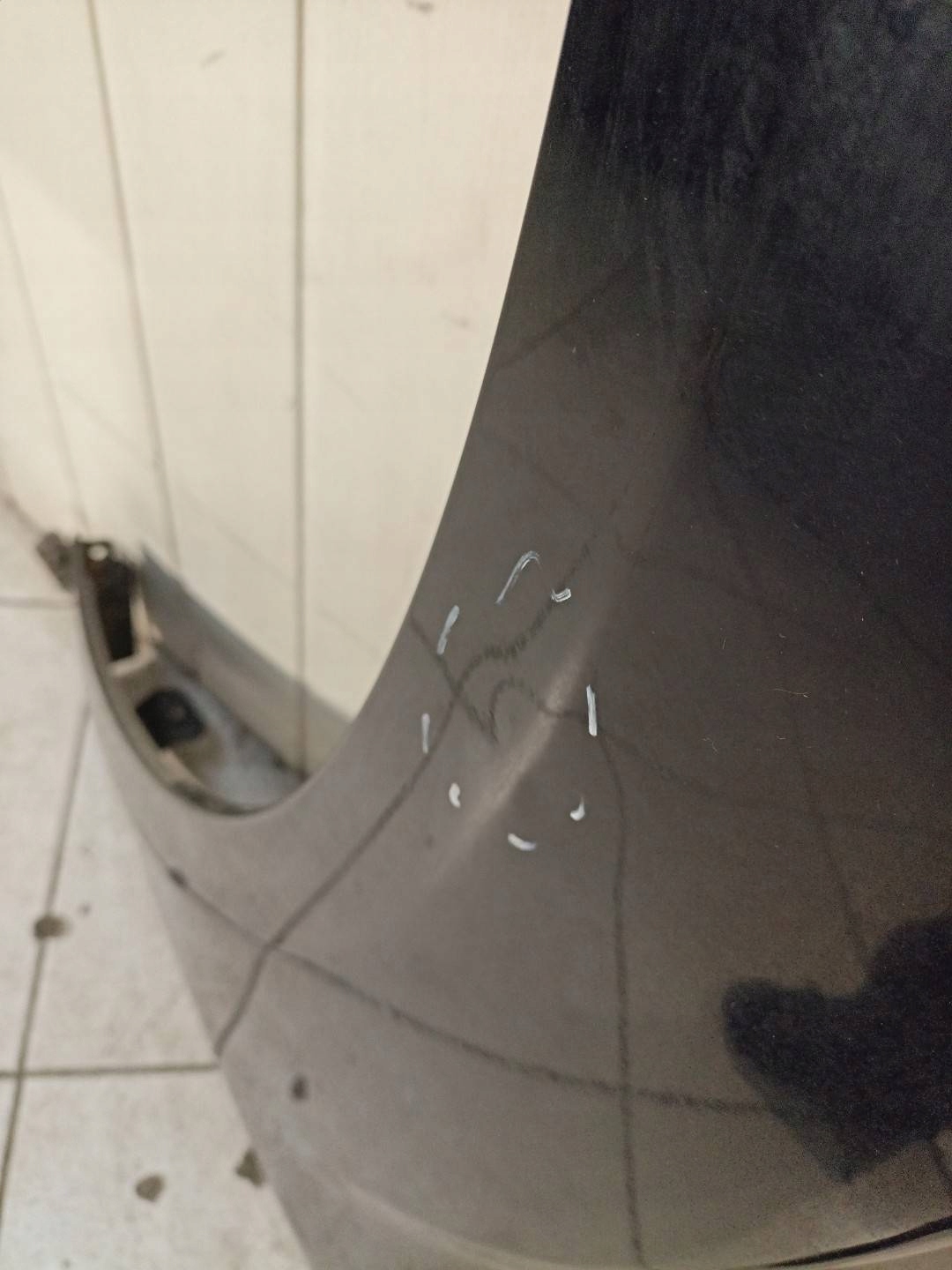fender front left side Mercedes-Benz M W164 facelift 2010