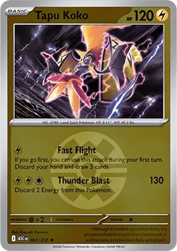 Ascended Heroes Ball Reverse 067/217 Tapu Koko