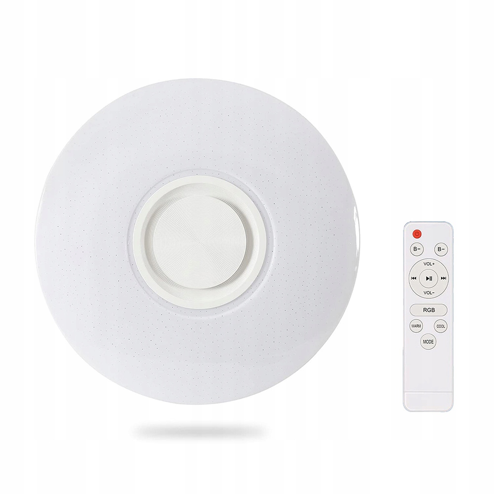 Led Lampa S Reproduktorem Změna Barev Aplikace Dálkový Ovladač Hvězdná Obloha