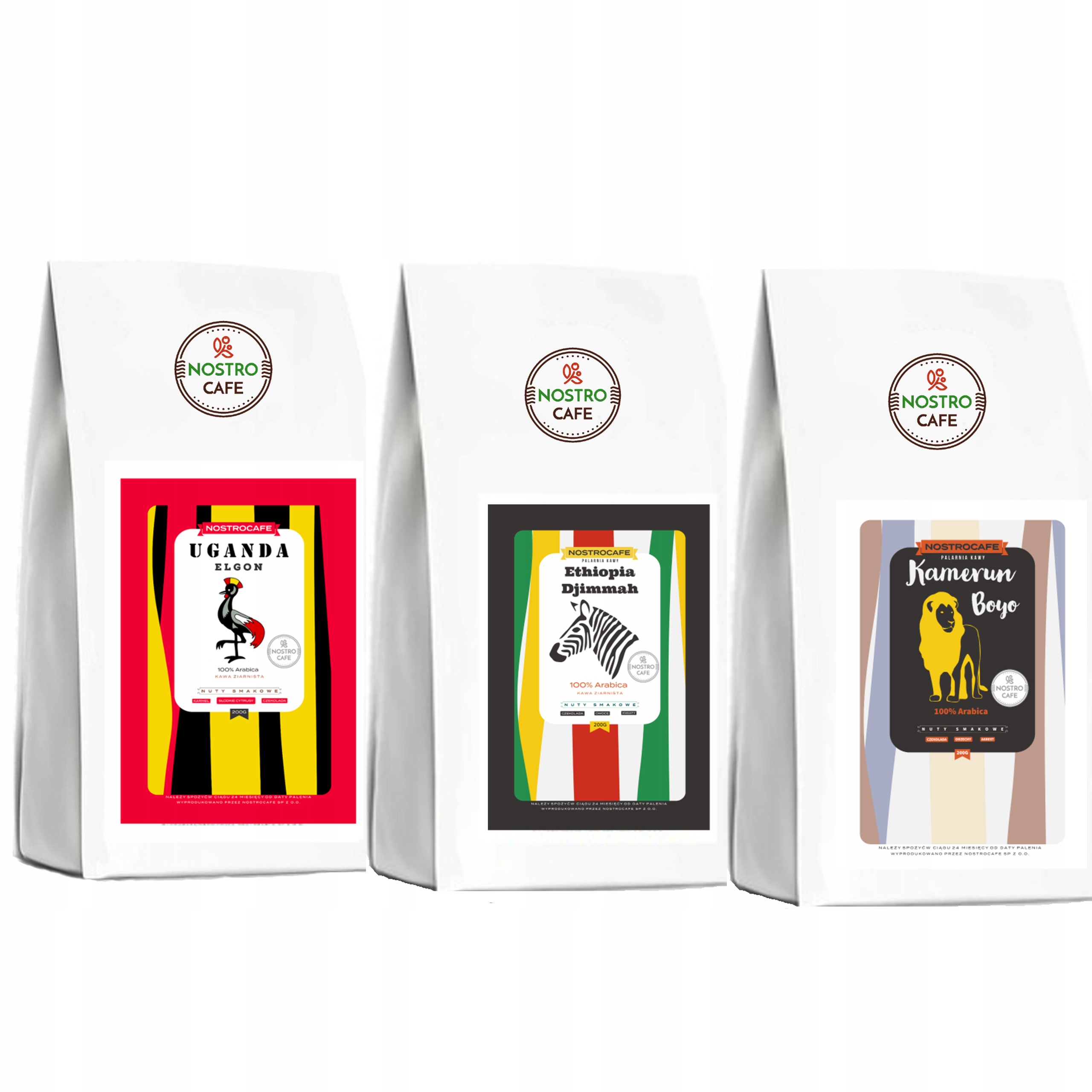 Levně Káva zrnková Čerstvě Pražená sada 3x200g