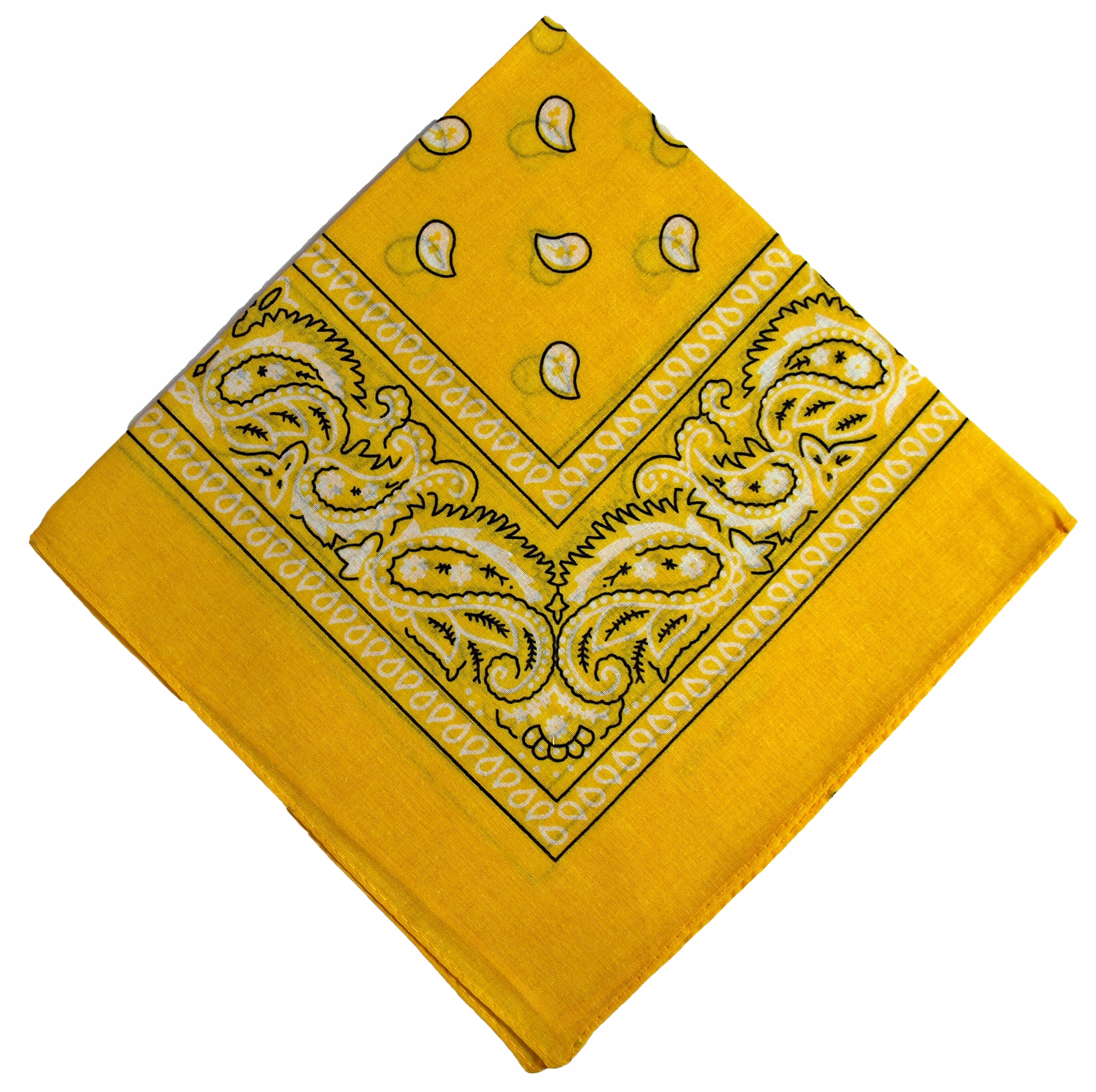 BANDAMKA BANDANA CHUSTKA CHUSTA BANDAMA -żółty