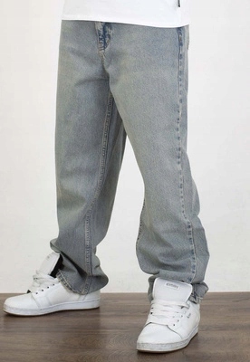 Kalhoty I8 Denim BAG96 Baggy světle modré