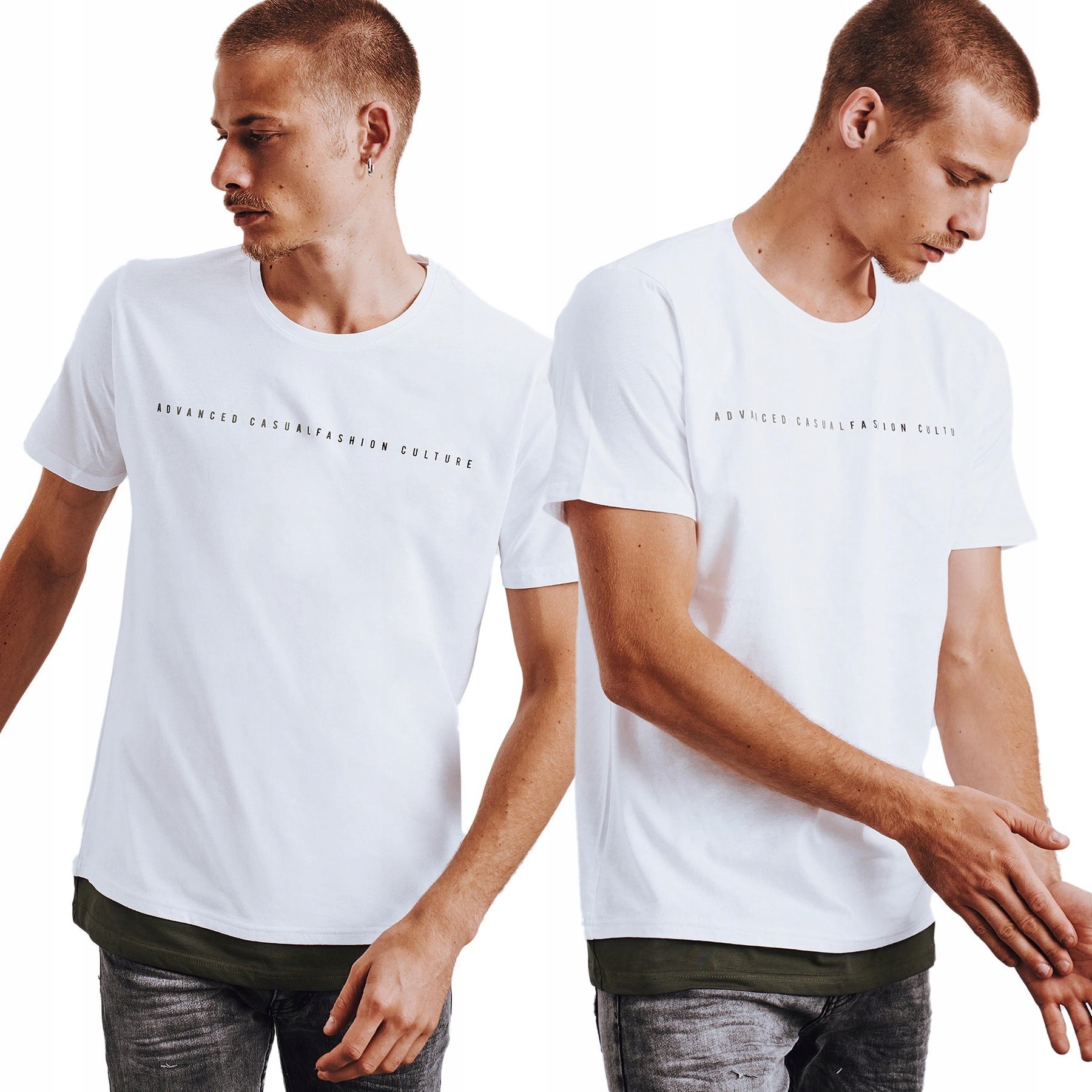 

Męska Koszulka T-shirt Z Nadrukiem rx4641 - L