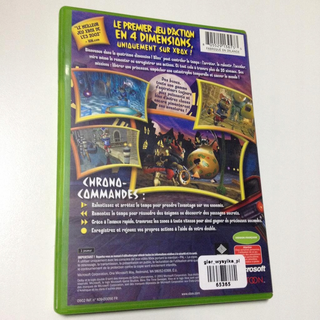 Blinx the Time Sweeper XBOX Classics X360 multi EAN (GTIN) 805529136748