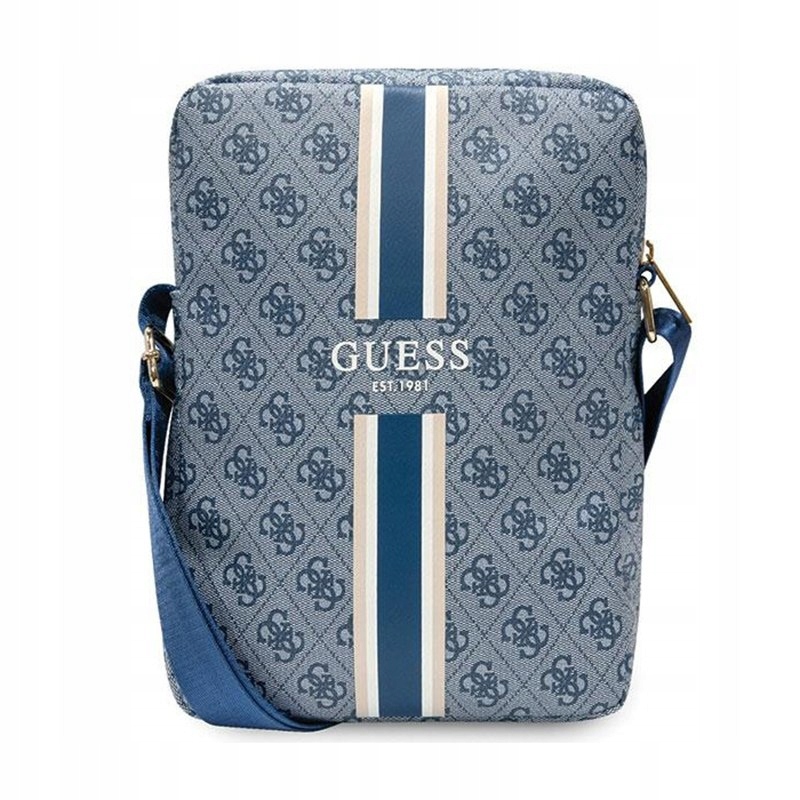 Guess 4G Stripes Tablet Bag Taška na tablet 10" (Modrá)