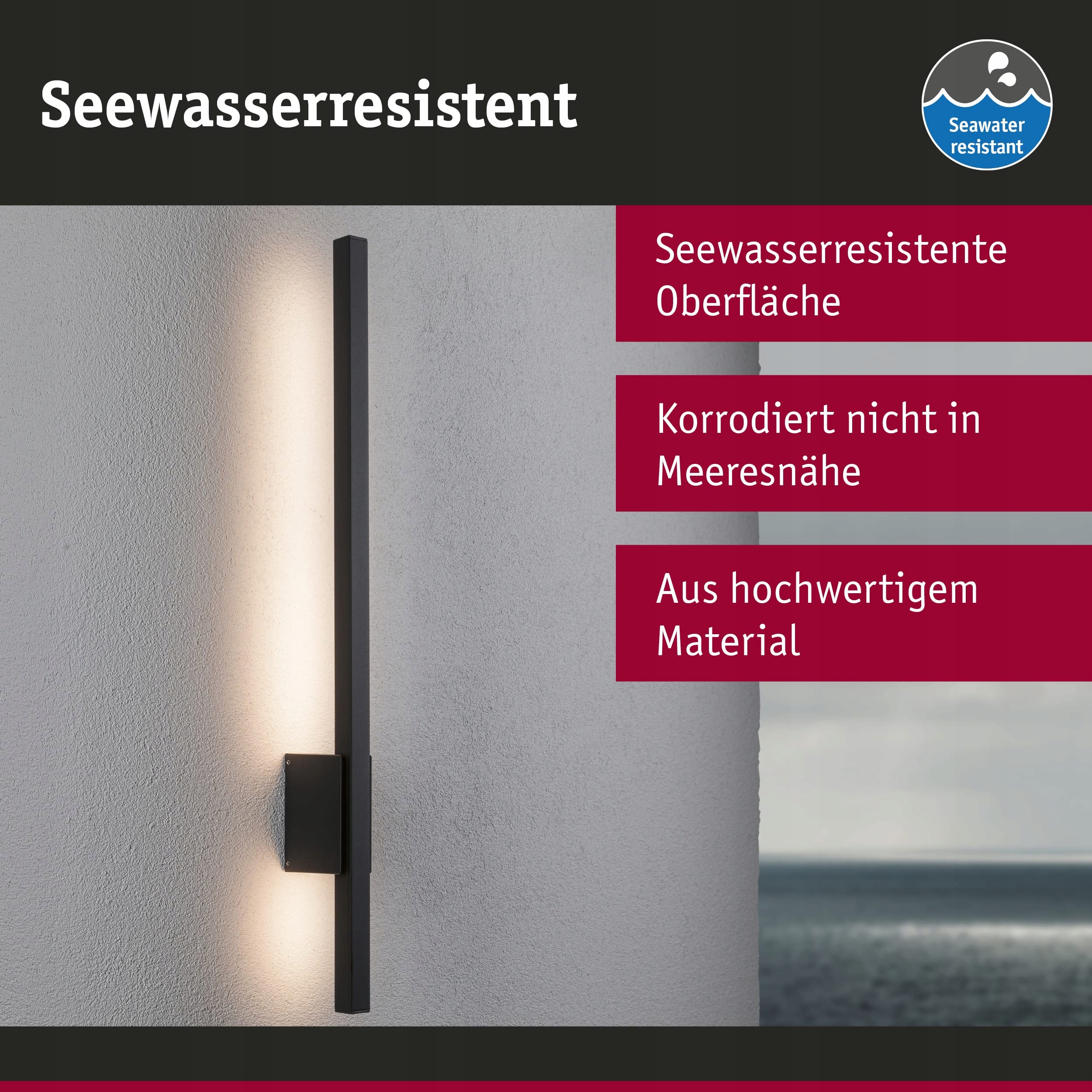Lampa Ścienna LED Zewnętrzna Antracytowa Ciepła Biel IP44 PAULMANN — miniatura 2