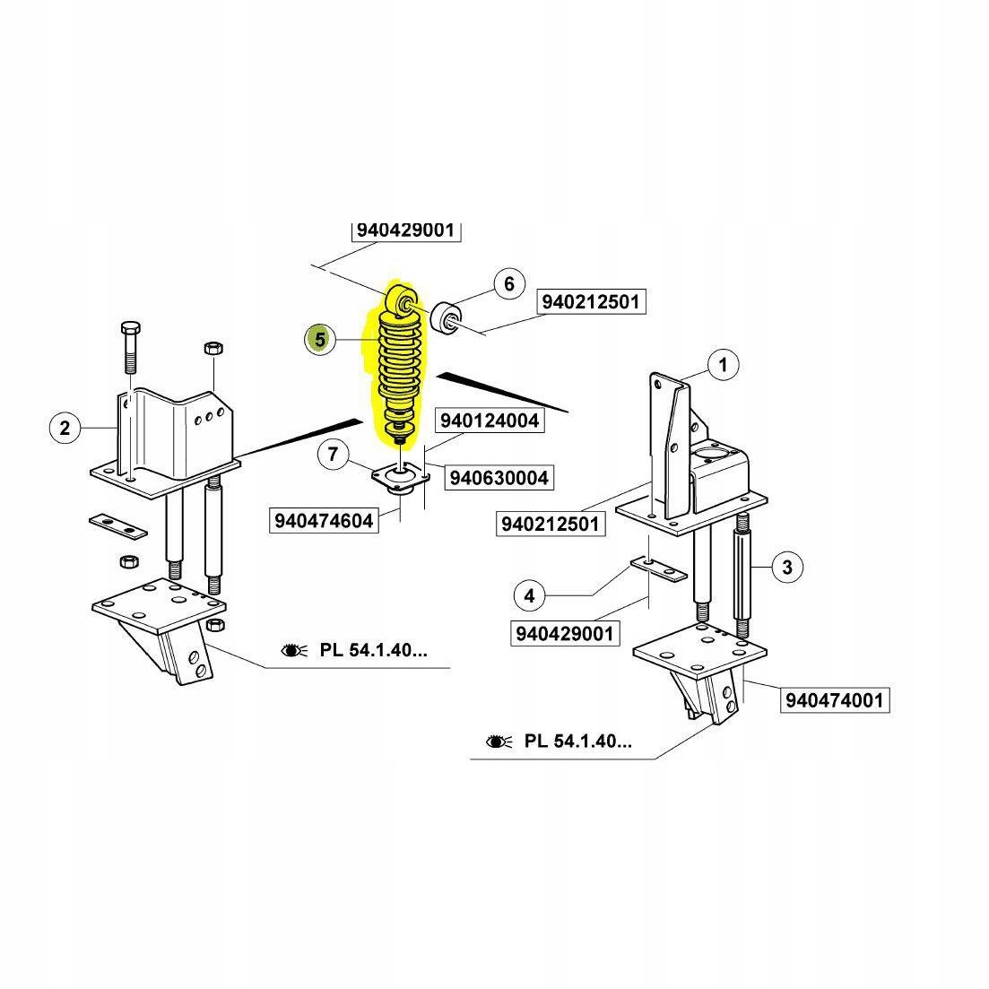 CAB АМОРТИЗАТОР RENUALT ARES 7700058104