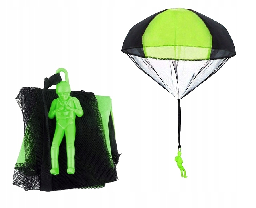 DUŻY SPADOCHRONIARZ LATAJĄCY SPADOCHRON FIGURKA ZABAWKA DLA DZIECI