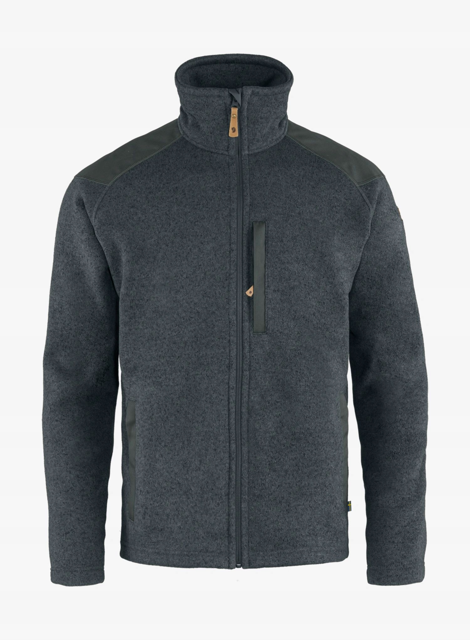 Rozepínací mikina Fjallraven Buck Fleece grafitová S