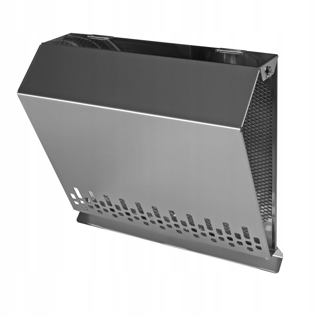 Černá nástěnná kovová lampa fi250, nerez Awenta Pro