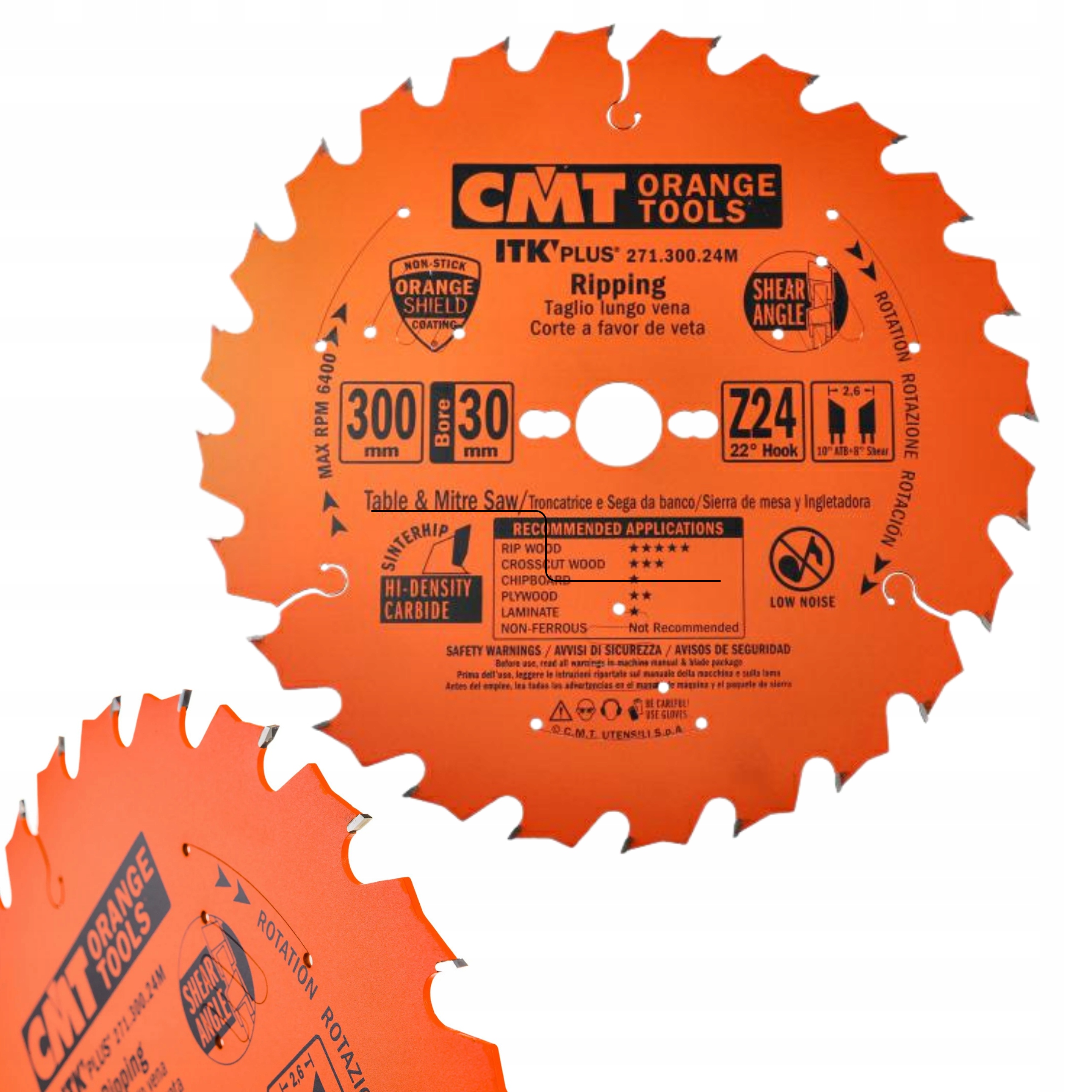 Cmt 271.300.24M Piła Tarcza do drewna 300x30mm 24Z Do Cięcia Wzdłużnego