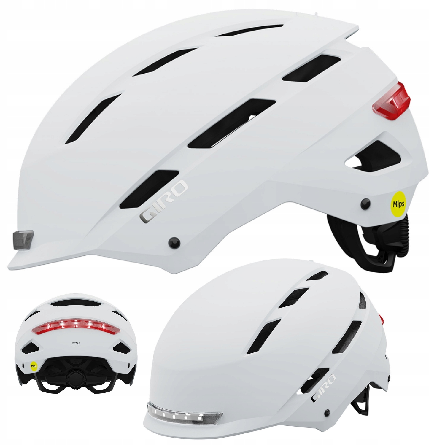 Městská přilba Giro Escape Integrated Mips matte chalk