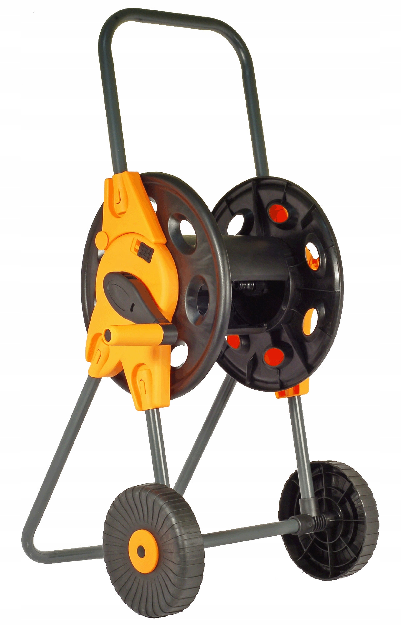 Vozík Na Zahradní Hadici S Kolečky, Navíjecí Buben Na Hadici 1/2" 60 M, Silný