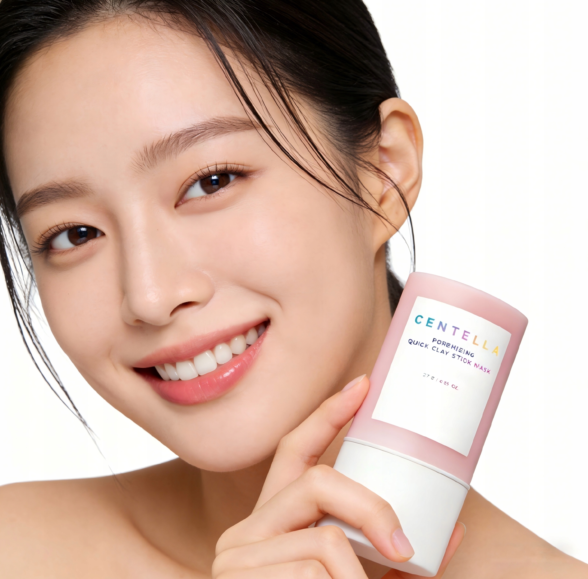Szybko działający maseczka w sztyfcie z centellą azjatycką, zwężająca pory