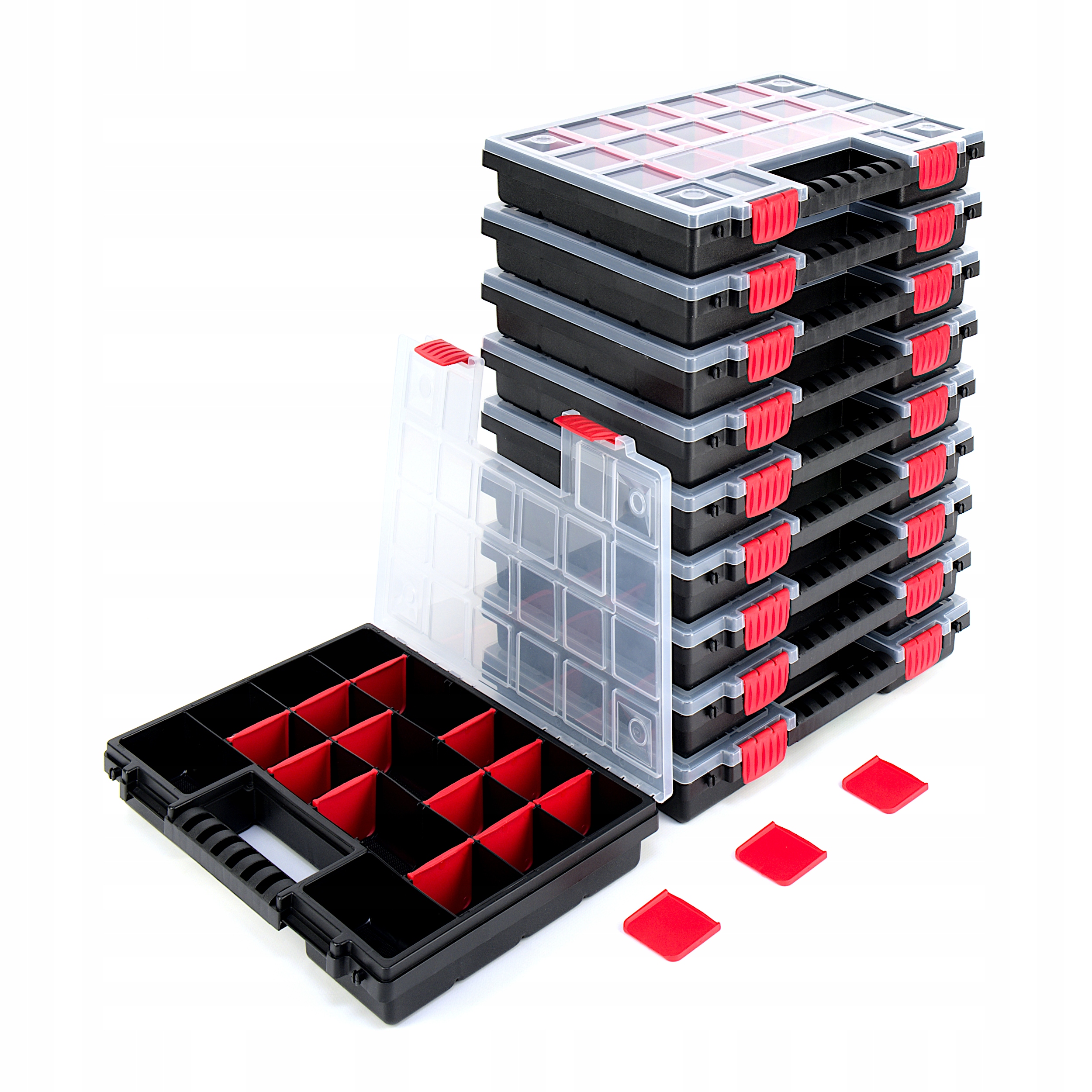 

10x Organizer Skrzynka Narzędziowa Pudełko Sorter