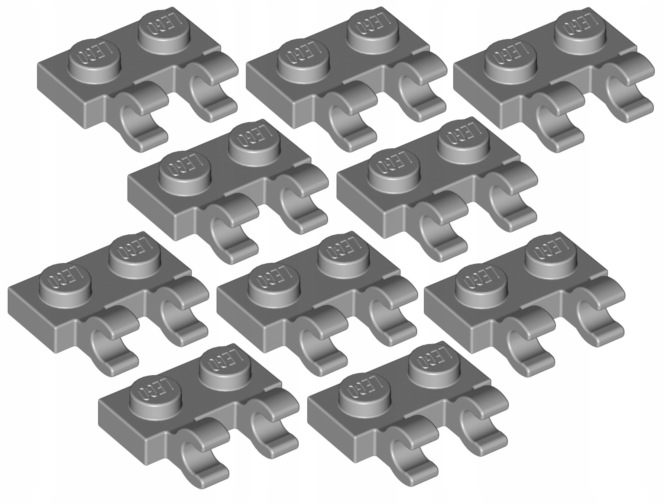 

Lego Płytka Zaczep 1x2 J. Szary 60470/6337268 x10