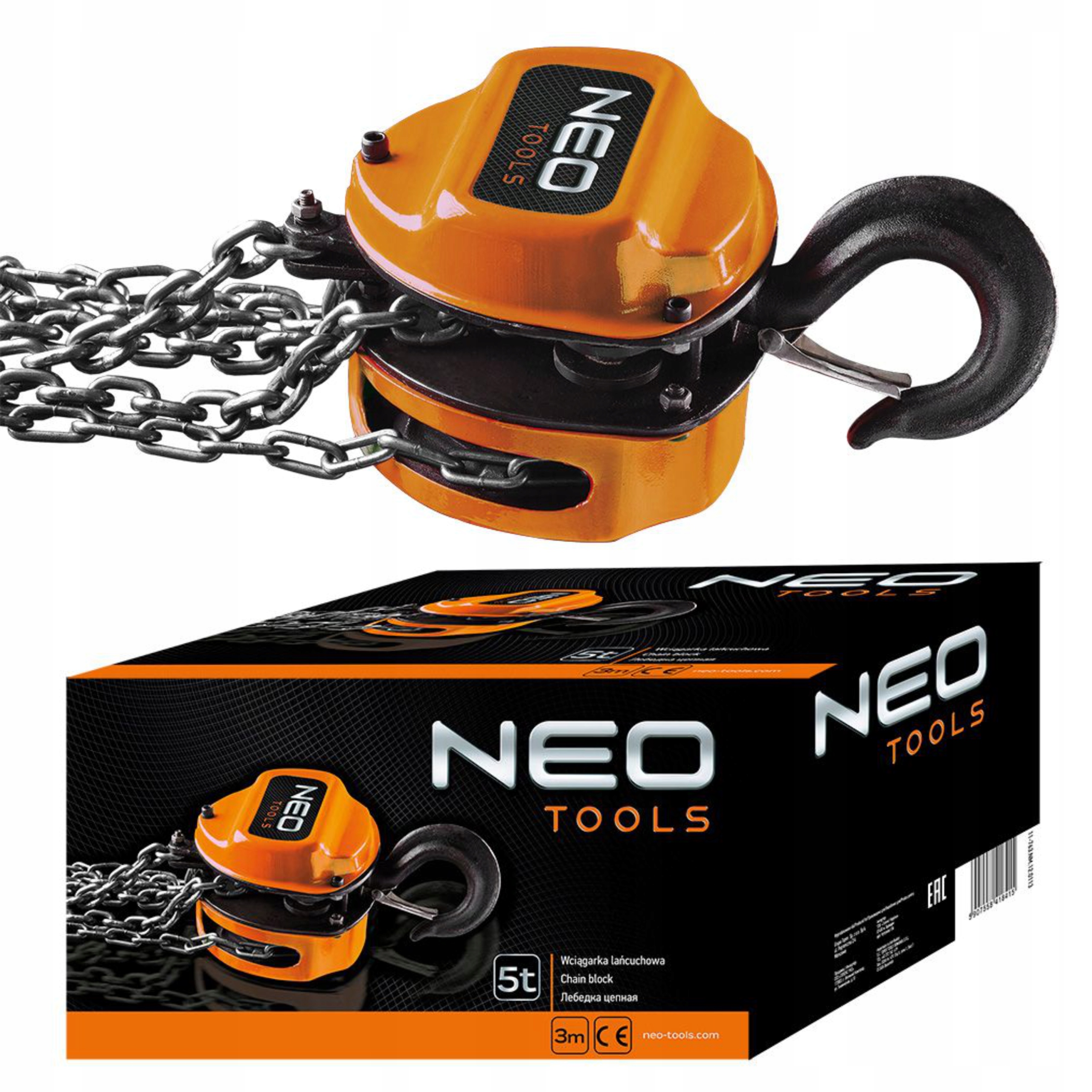 ЦЕПНАЯ ЛЕБЕДКА 5.0 T 3M NEO