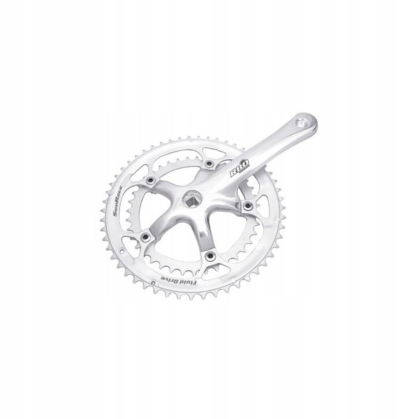 Korba szosowa Sunrace FCR81 52x42T 170mm srebrna