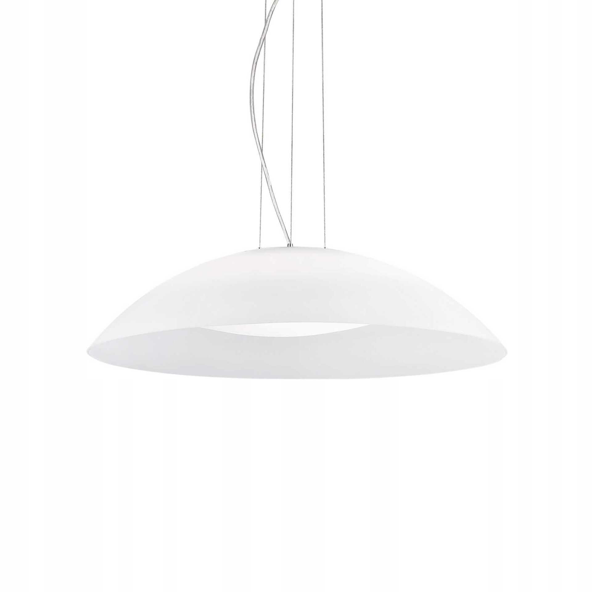 Závesné svietidlo Ideal Lux Lena SP3 D64 biela E27 3x60W kov sklo