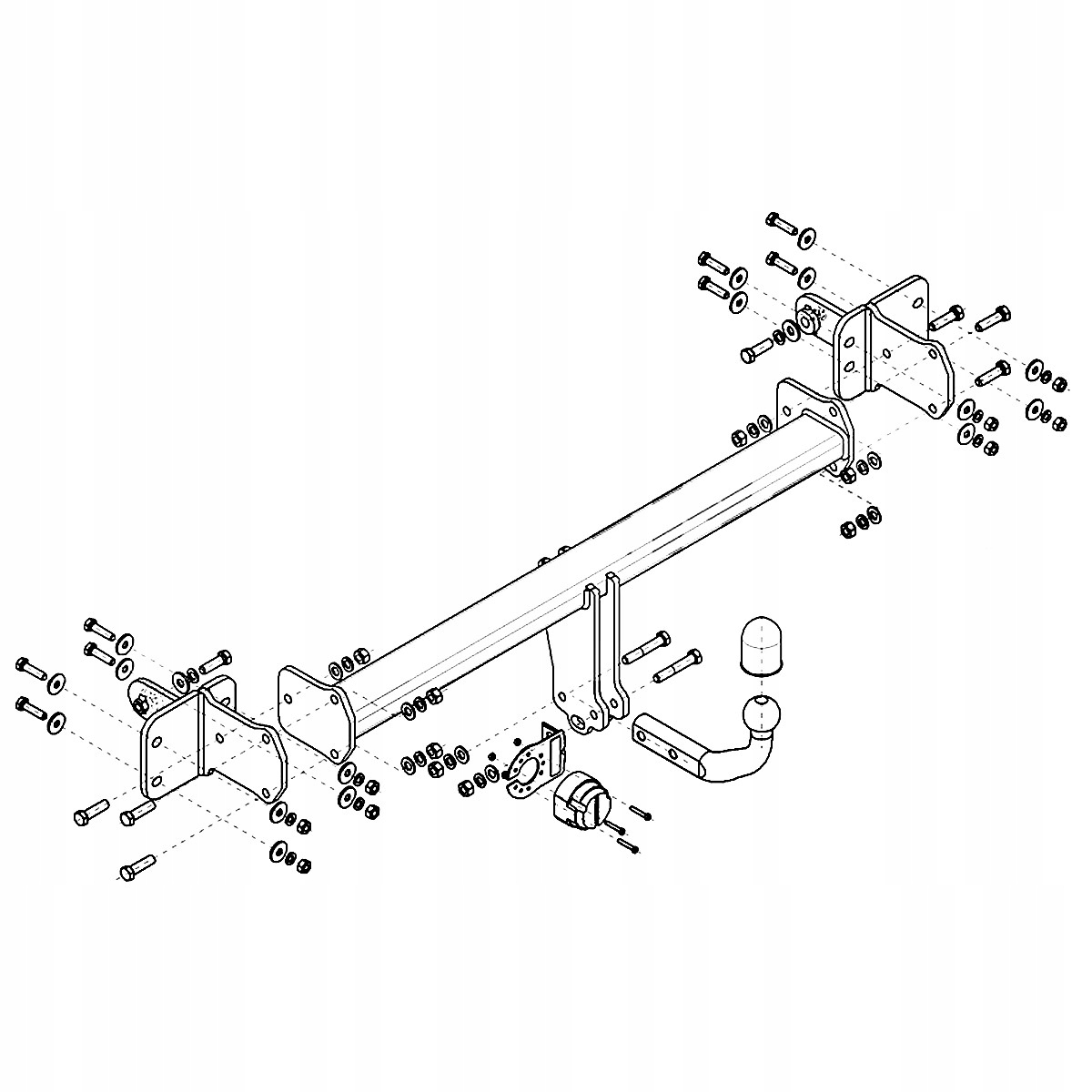 Hak holowniczy Mercedes E S213 Kombi od 16 MODUŁ WIĄZKA 13 PIN GRATIS Nowy Producent Steinhof
