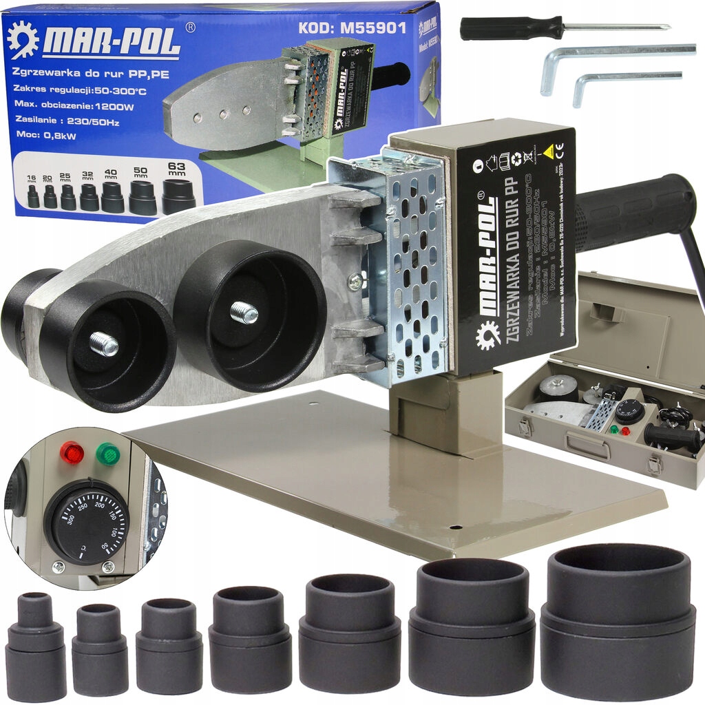 Svářečka Pro Svařování Trubek Pp Pvc 1200W 16-63 mm